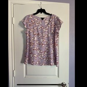 Halogen Square Neck Button Back Blouse, Size XL, EUC